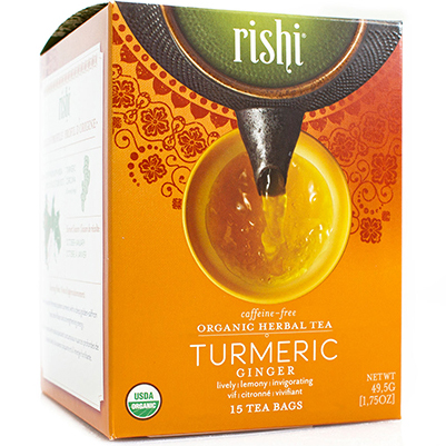 RISHI - HERBAL TEA - (Turmeric Ginger) - 15bags