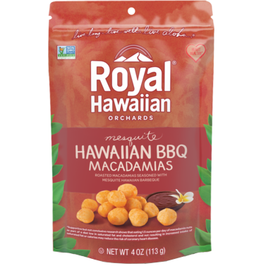 ROYAL HAWAIIAN ORCHARDS - MACADAMIAS - (Hawaiian BBQ) - 5oz