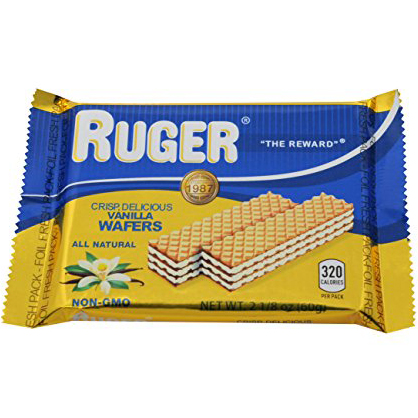 RUGER - ALL NATURAL WAFERS - NON GMO - (Vanilla) - 2.12oz