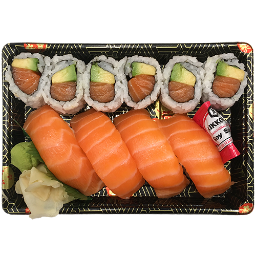 Salmon Avo Sushi & Roll Box