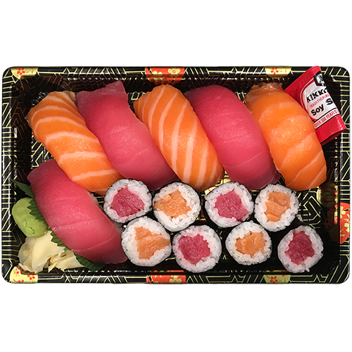 Salmon Tuna Sushi & Roll Box