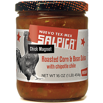 SALPICA - Roasted Born & Bean Salsa /w Chipotle Chile - (Medium) - 16oz