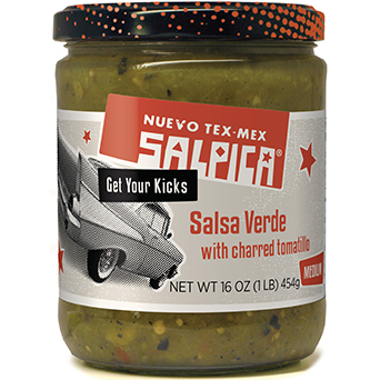 SALPICA - Salsa Verde /w Charred Tomatillo - (Medium) - 16oz