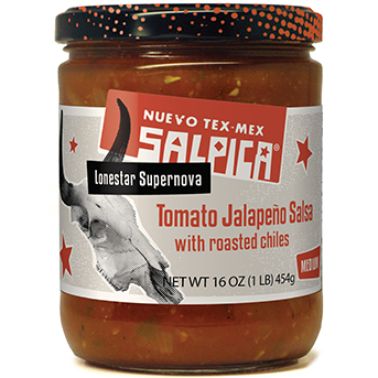 SALPICA - Tomato Jalapeno Salsa /w Roasted Chiles - (Medium) - 16oz