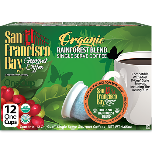 SAN FRANCISCO BAY - ONE CUP ORGANIC RAINFOREST BLEND - 12cups