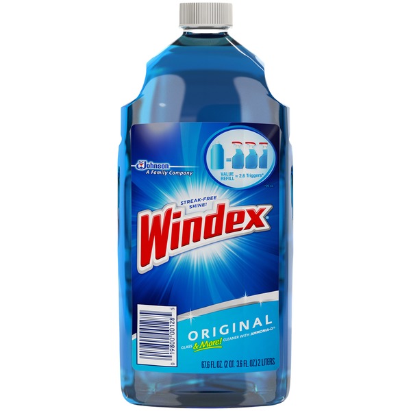 SC JOHNSON - WINDEX ORIGINAL REFILL GLASS CLEANER - 67.6oz