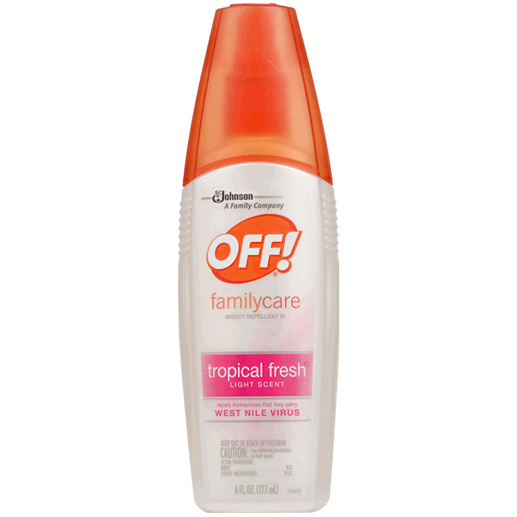 SC JOHNSON - OFF! FAMILYCARE INSECT REPELLENT III - (Tropical Fresh) - 6oz