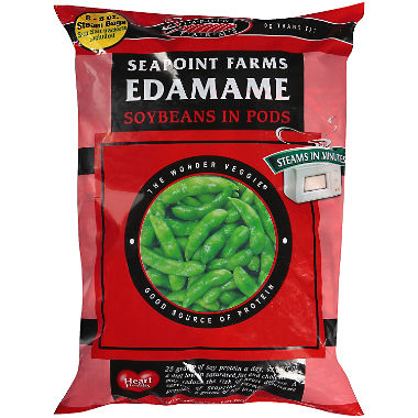 SEAPOINT FARMS - EDAMAME SOYBEANS IN PODS - GLUTEN FREE - 12oz
