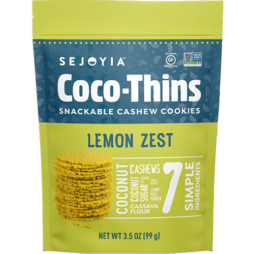 SEJOYIA - COCO THINS - (Lemon Zest) - 3.5oz