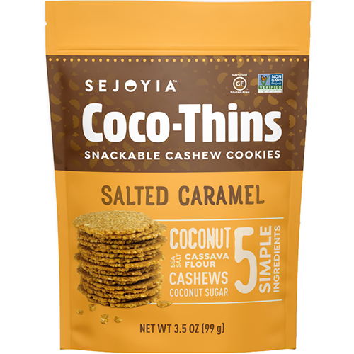 SEJOYIA - COCO THINS - (Salted Caramel) - 3.5oz