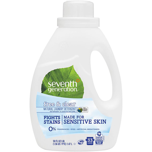 SEVENTH GENERATION - NATURAL LAUNDRY DETERGENT - (Free & Clear) - 33loads | 50oz