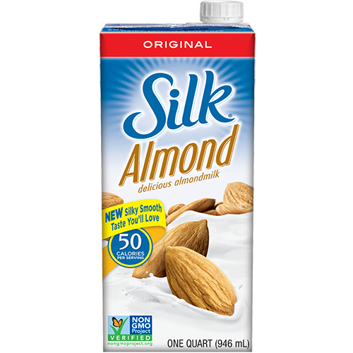 SILK - ALMOND MILK - NON GMO - (Original) - 32oz