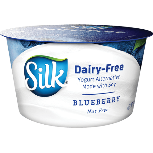 SILK - DAIRY FREE YOGURT ALTERNATIVE MADE WITH SOY - (Blueberry) - 5.3oz