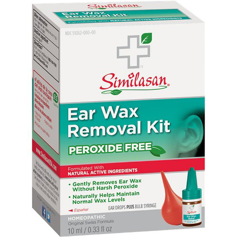 SIMILASAN - EAR WAX REMOVAL KIT PEROXIDE FREE - 0.33oz
