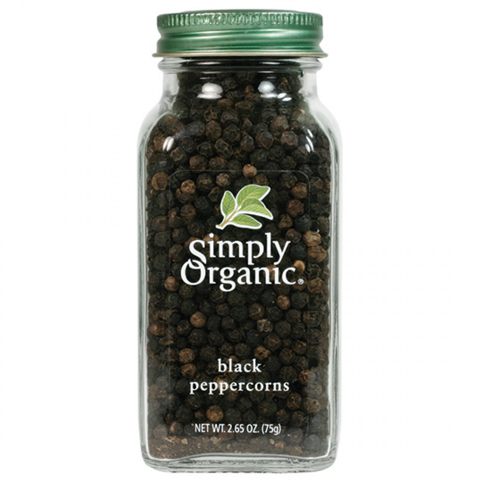 SIMPLY ORGANIC - SEASONING - (Black Peppercorns) - 2.65oz