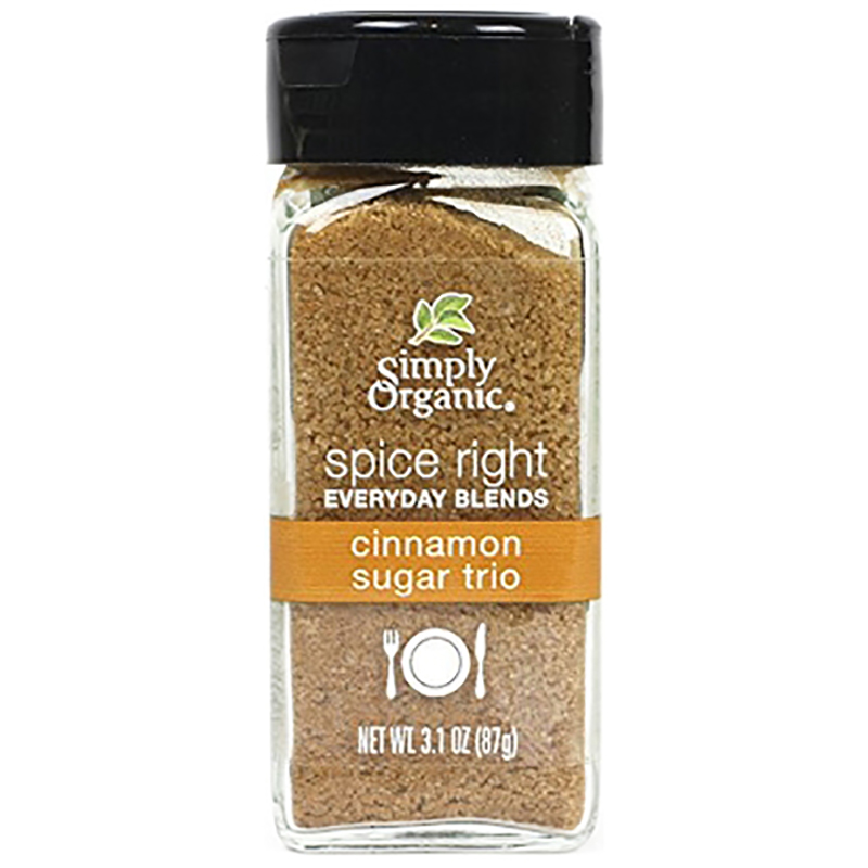 SIMPLY ORGANIC - SEASONING - (Spice Right/Cinnamon Sugar Trio) - 3.1oz