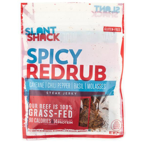 SLANT SHACK - STEAK JERKY - (Spicy Redrub) - 2oz