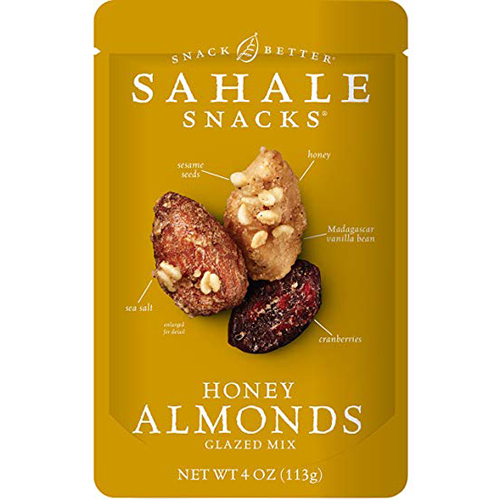 SNACK BETTER - SAHALE SNACKS - (Honey Almonds) - 4oz