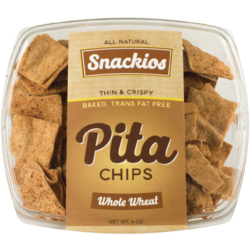 SNACKIOS - PITA CHIPS - (Whole Wheat) - 6oz