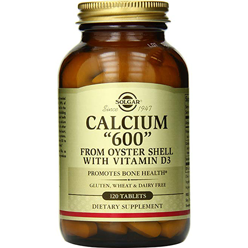 SOLGAR - CALCIUM 600 FROM OYSTER SHELL WITH VITAMIN D3 - 120SOFTGELS