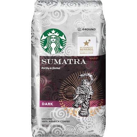 STARBUCKS - GROUND COFFEE- (Sumatra | Dark) - 12oz