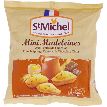 St.MICHEL - MINI MADELEINES with Chocolate - NON GMO - 6.17oz