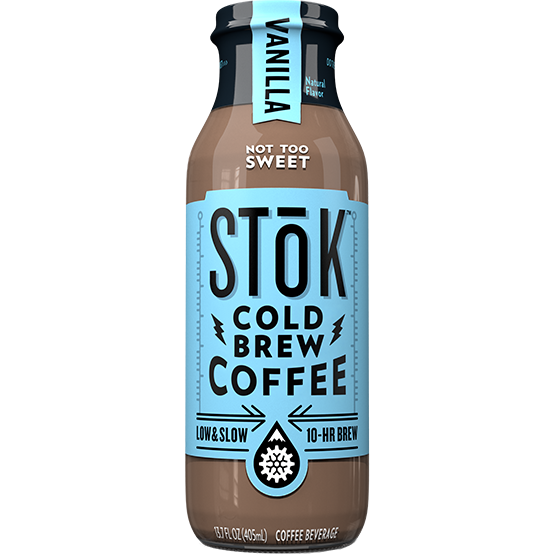 STOK - COLD BREW COFFEE - (Vanilla) - 13.7oz