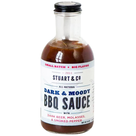 STUART & Co - ALL NATURAL - BBQ SAUCE - DARK & MOODY - 18oz