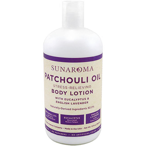 SUNAROMA - BODY LOTION - (Patchouli Oil | Stress-Relieving) - 13oz