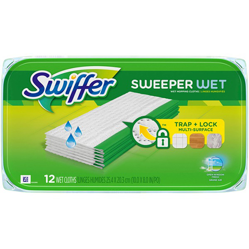SWIFFER - SWEEPER WET TRAP+LOCK MULTI SURFACE - (Open Window Fresh Grand Air) - 12counts