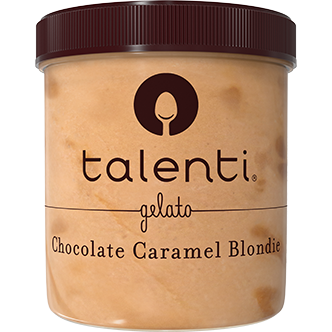 TALENTI - GELATO - (Chocolate Caramel Blondie) - 16oz