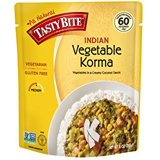 TASTY BITE - ALL NATURAL - VEGAN - GLUTEN FREE - NON GMO - (Indian Vegetable Korma) - 10oz