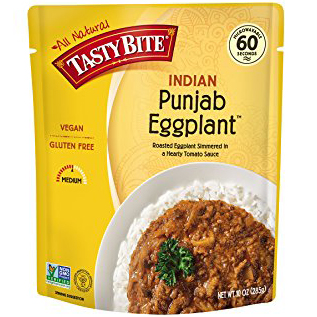 TASTY BITE - ALL NATURAL - VEGAN - GLUTEN FREE - NON GMO - (Punjab Eggplant) - 10oz