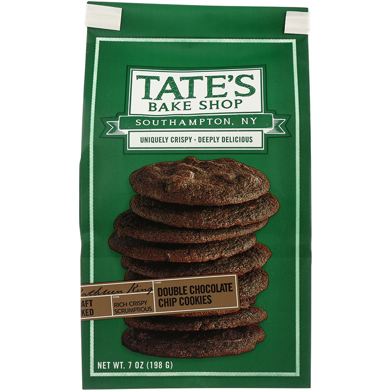 TATE'S - DOUBLE CHOCOLATE CHIP COOKIES - 7oz