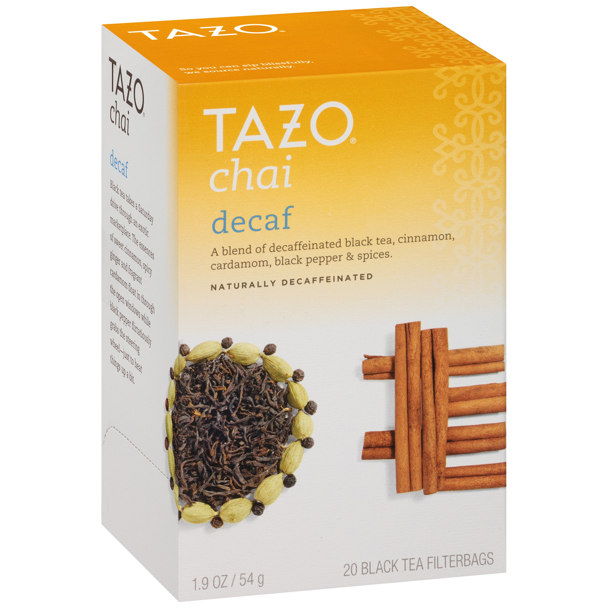 TAZO - CHAI - (Decaf) - 20 bags