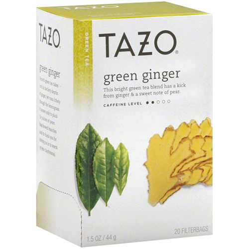 TAZO - GREEN TEA - (Green Ginger) - 20 bags
