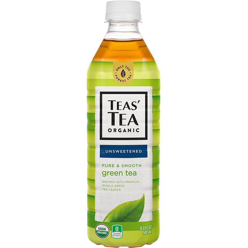 TEAS' TEA ORGANIC - (Pure & Smooth Green Tea | Unsweetened) - 16.9oz