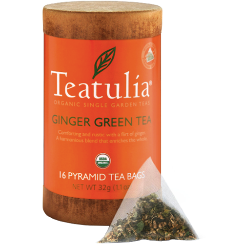 TEATULIA - ORGANIC TEAS - (Ginger Green) - 1.1oz