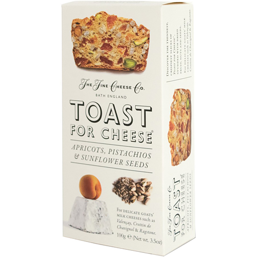 THE FINE CHEESE CO - TOAST FOR CHEESE - (Apricots Pistachios & Sunflower Seeds) - 3.5oz