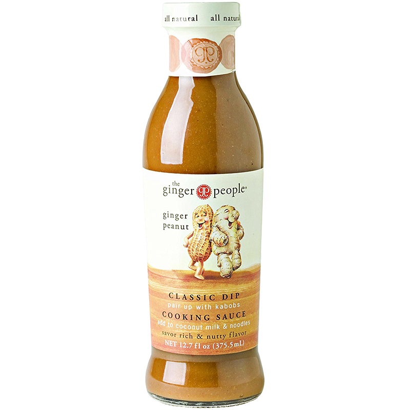 THE GINGER PEOPLE - GLUTEN FREE - NON GMO - COOKING SAUCE - (Ginger Peanut) - 12.7oz
