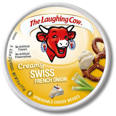 THE LAUGHING COW - CREAMY SWISS - (French Onion) - 8oz