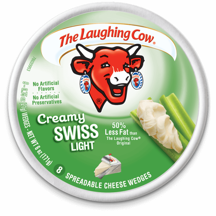 THE LAUGHING COW - CREAMY SWISS - (Light) - 8oz