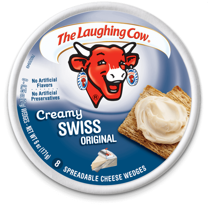 THE LAUGHING COW - CREAMY SWISS - (Original) - 8oz