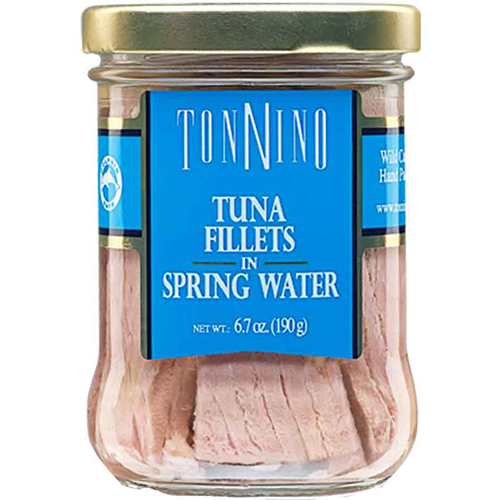 TONNINO - TUNA FILLETS IN SPRING WATER - 6.7oz