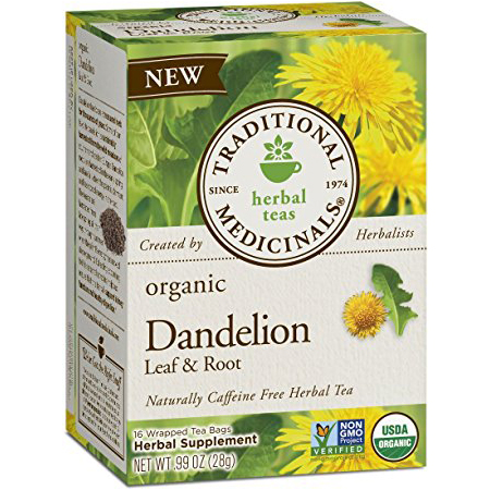 TRADITIONAL MEDICINALS - ORGANIC - NON GMO - (Dandelion) - 16 Tea Bags