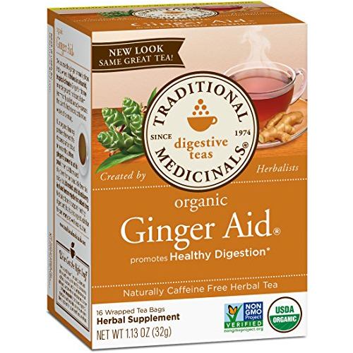 TRADITIONAL MEDICINALS - ORGANIC - NON GMO - (Ginger Aid) - 16 Tea Bags	