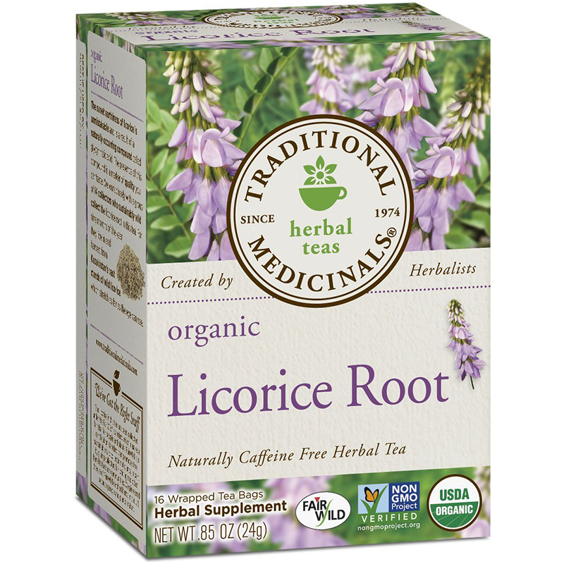 TRADITIONAL MEDICINALS - ORGANIC - NON GMO - (Licorice Root) - 16 Tea Bags