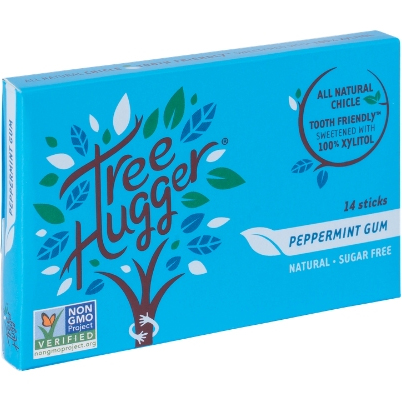 TREE HUGGER - 100% ZYLITOL GUM - (Peppermint) - 14PCS