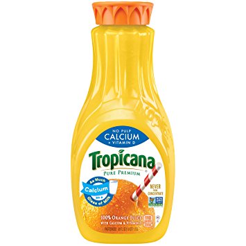 TROPICANA - 100% ORANGE JUICE - NON GMO - (Calcium) - 59oz