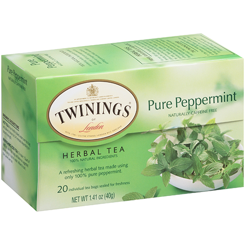 TWININGS - 100% PURE HERBAL TEA - (Pure Peppermint) - 20bags